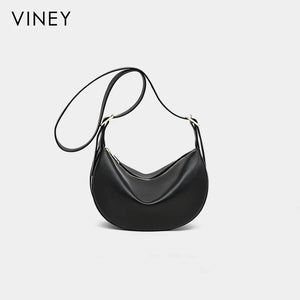 VINEY Everyday Genuine Leather Convertible Hobo Bag