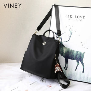 VINEY Urban Oxford Fabric Large Capacity Backpack