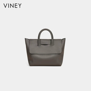 VINEY Urban Genuine Leather Large Capacity Convertible Tote Bag
