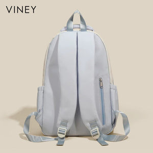 VINEY Large Capacity Colorblock Backpack