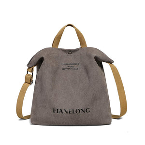 VINEY Urban Canvas Large Capacity Convertible Tote Bag