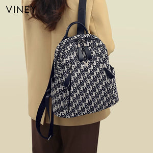 VINEY Everyday Canvas Large Capacity Backpack