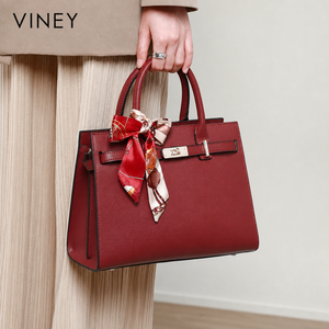 VINEY Everyday Genuine Leather Top-Handle Bag lifestyle view