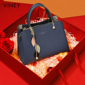 VINEY Everyday Genuine Leather Convertible Top-Handle Bag — English product image 7
