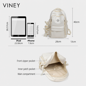 VINEY City Large Capacity Lightweight Backpack — English product image 5