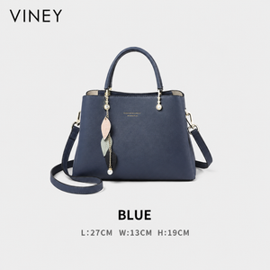 VINEY Everyday Genuine Leather Large Capacity Lightweight Top-Handle Bag — English product image 7