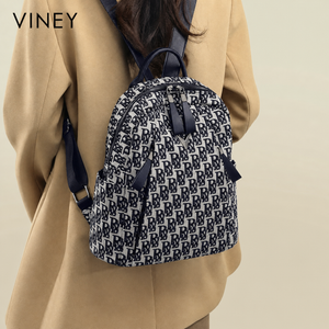 VINEY Everyday Canvas Large Capacity Backpack — English product image 2
