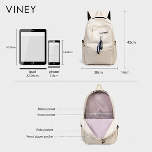 VINEY City Large Capacity Backpack — English product image 5