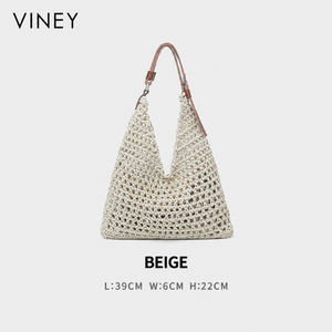 VINEY Woven Beach Large Capacity Hobo Bag product image 7