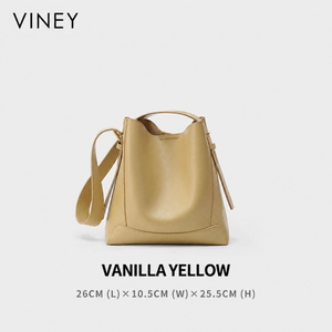 VINEY Urban Genuine Leather Large Capacity Lightweight Bucket Bag product image 7