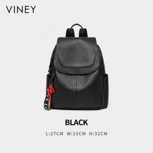 VINEY Urban Genuine Leather Large Capacity Lightweight Backpack product image 6