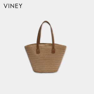 VINEY Lightweight Woven Straw Tote Bag, product view