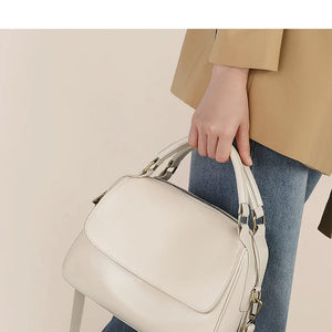 VINEY Leather Top-Handle Tote and Crossbody Bag, top handle