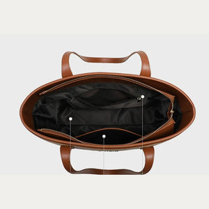 VINEY Monogram Commuter Tote Bag, interior