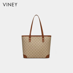 VINEY Monogram Commuter Tote Bag, front view