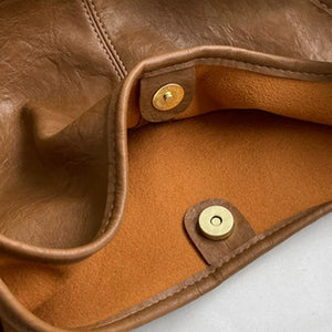 VINEY Slouchy Hobo Shoulder Tote Bag, magnetic closure