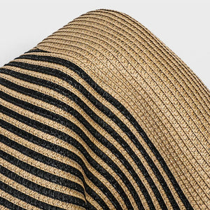 VINEY Striped Woven Beach and Commuter Tote Bag, woven texture