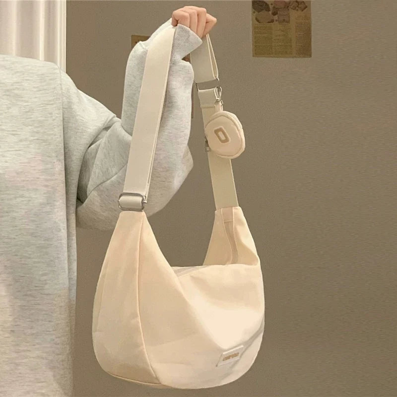 VINEY Urban Canvas Large Capacity Convertible Hobo Bag