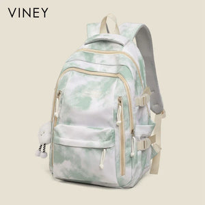 VINEY Weekend Canvas Large Capacity Lightweight Backpack
