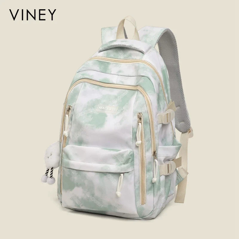 VINEY Weekend Canvas Large Capacity Lightweight Backpack