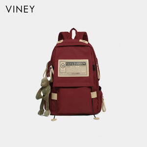 VINEY Everyday Canvas Large Capacity Laptop Backpack