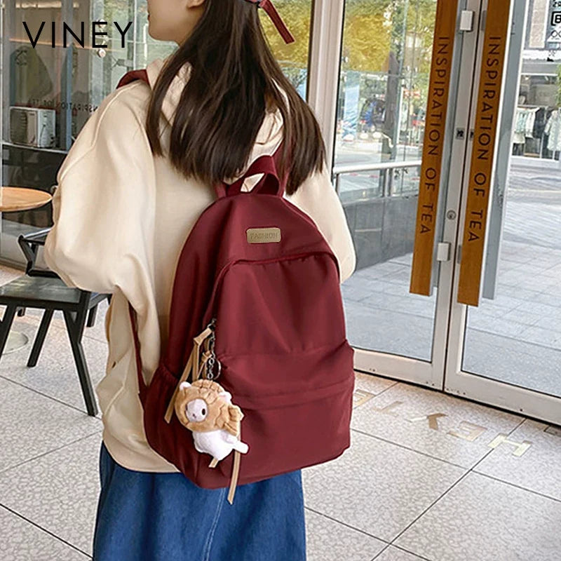 VINEY Urban Canvas Large Capacity Laptop Backpack