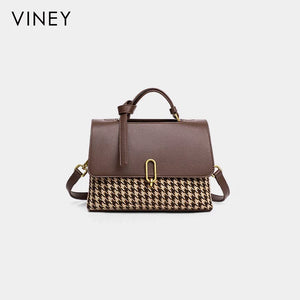 VINEY Large Capacity Convertible Top-Handle Bag