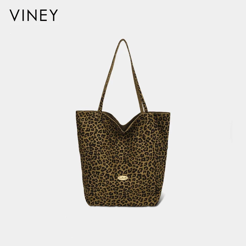 VINEY Everyday Canvas Large Capacity Tote Bag