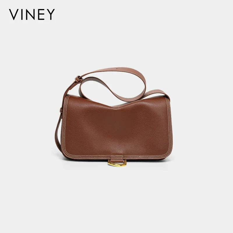 VINEY Everyday Genuine Leather Large Capacity Convertible Hobo Bag