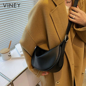 VINEY Everyday Genuine Leather Convertible Hobo Bag