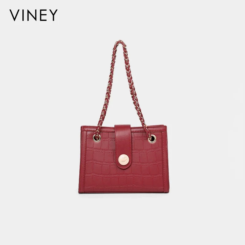 VINEY Everyday Genuine Leather Large Capacity Convertible Top-Handle Bag