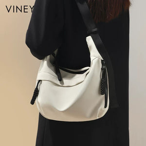 VINEY Canvas Convertible Messenger Bag