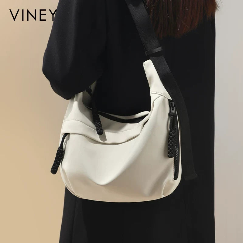 VINEY Canvas Convertible Messenger Bag