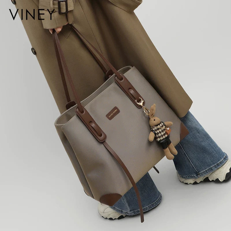 VINEY Oxford Fabric Large Capacity Tote Bag