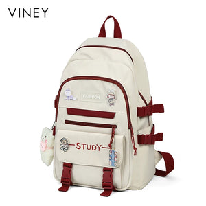 VINEY Versatile Large Capacity Lightweight Backpack in Green