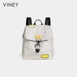 VINEY Canvas Large Capacity Laptop Playful Backpack