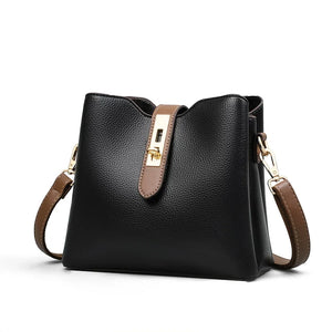 VINEY Genuine Leather Bucket Bag