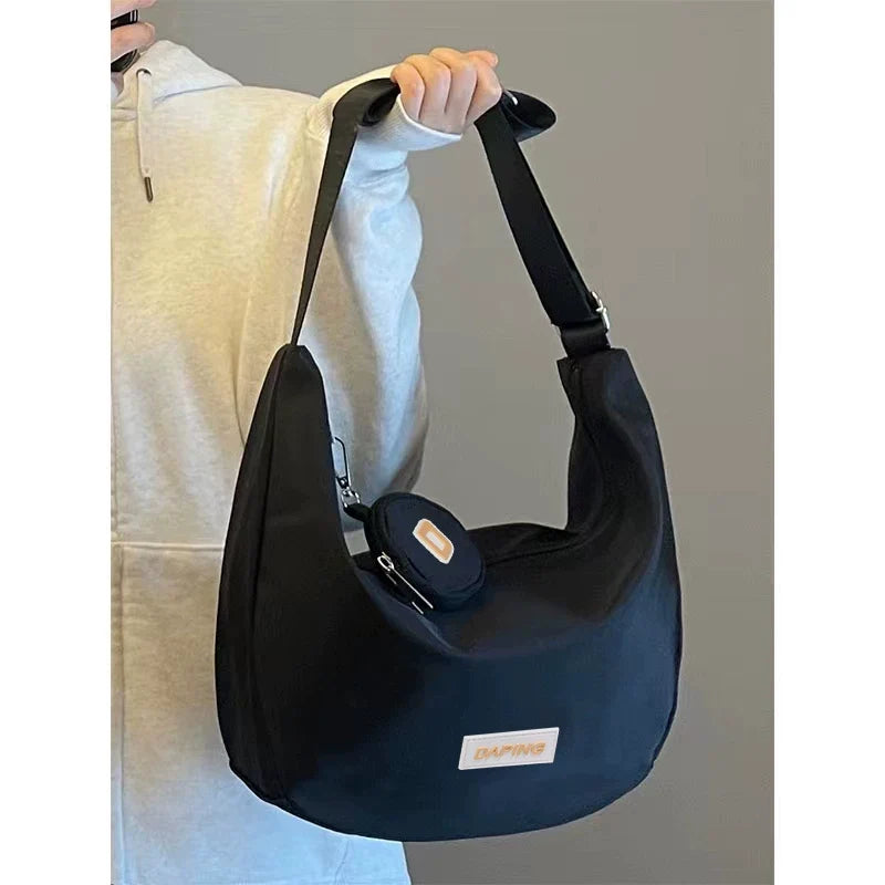VINEY Urban Canvas Large Capacity Convertible Hobo Bag