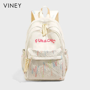 VINEY Everyday Large Capacity Lightweight Backpack