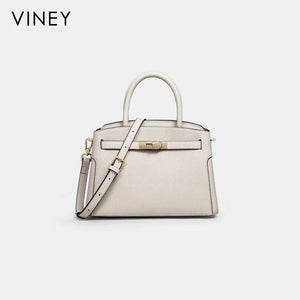 VINEY City Genuine Leather Convertible Top-Handle Bag