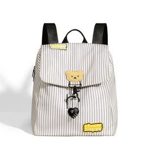 VINEY Canvas Large Capacity Laptop Playful Backpack