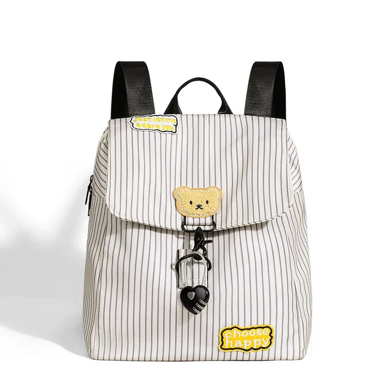 VINEY Canvas Large Capacity Laptop Playful Backpack