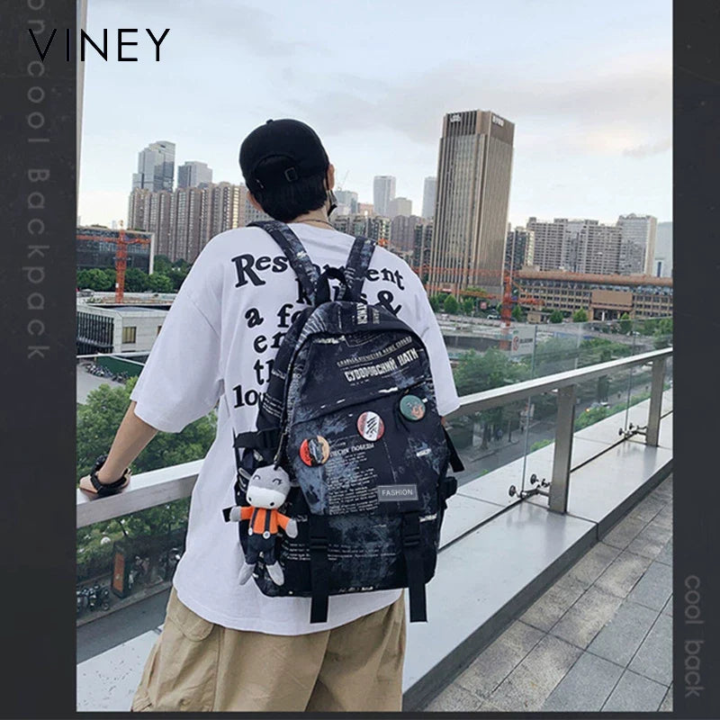VINEY Refined Large Capacity Backpack