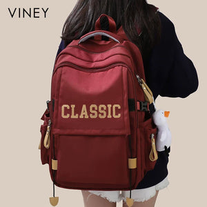 VINEY Modern Large Capacity Backpack