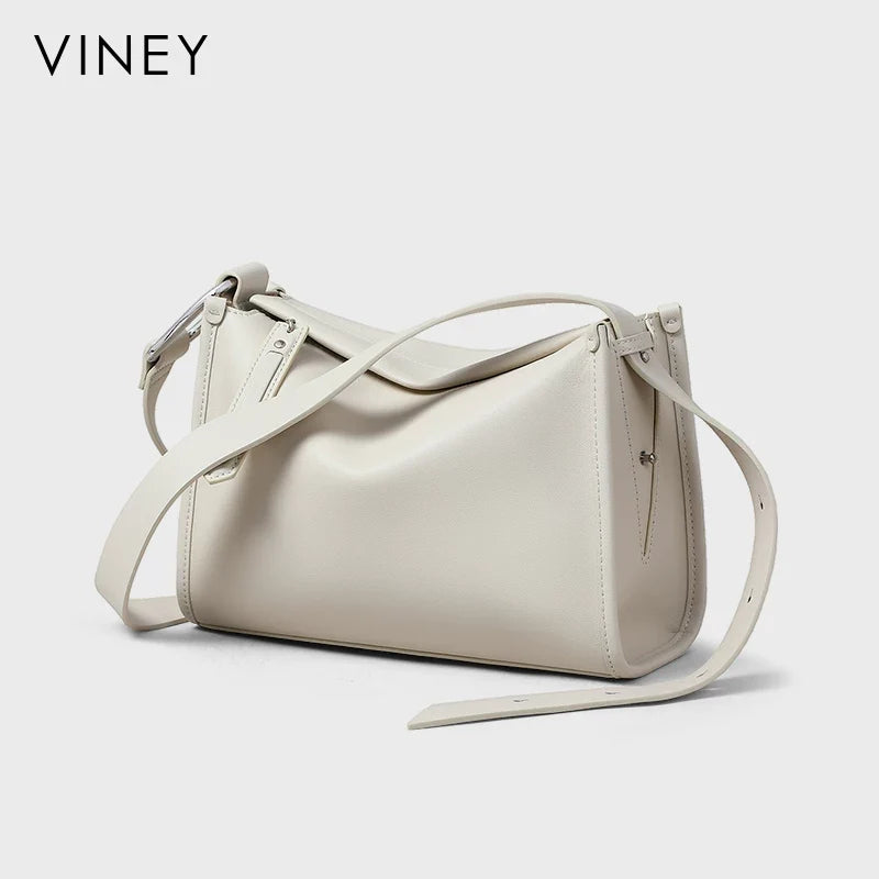 VINEY Urban Genuine Leather Pillow Convertible Crossbody Bag