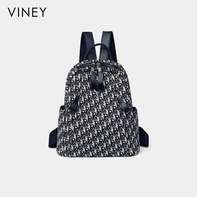 VINEY Everyday Canvas Large Capacity Backpack