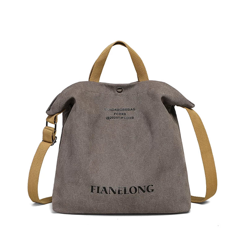 VINEY Urban Canvas Large Capacity Convertible Tote Bag