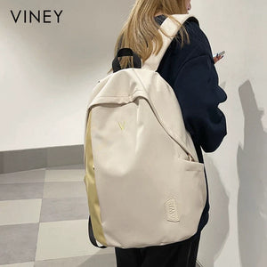 VINEY Everyday Canvas Large Capacity Lightweight Backpack