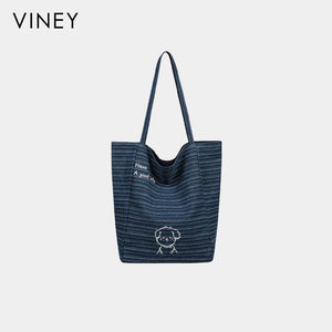 VINEY Urban Canvas Large Capacity Tote Bag