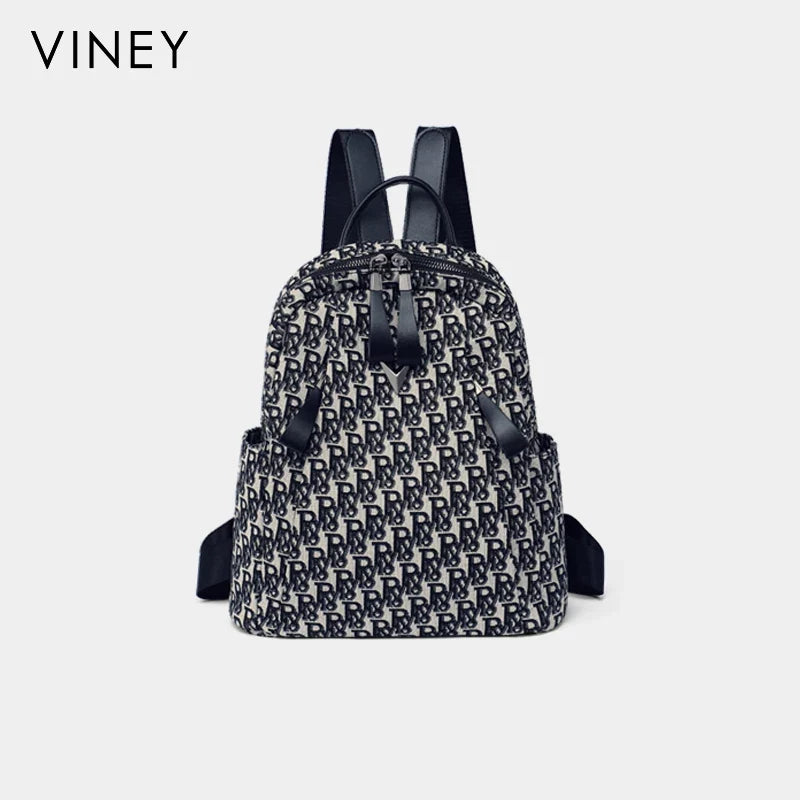 VINEY Everyday Canvas Large Capacity Backpack